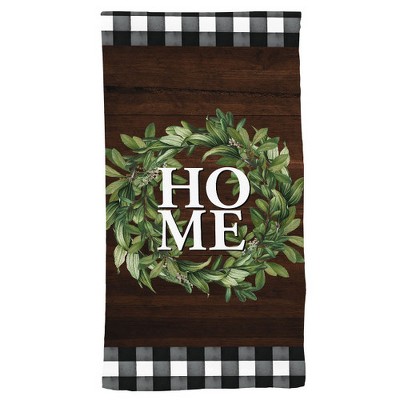 Briarwood Lane Everyday Hand Towel 26x18 Farmhouse Wreath Hand Towel