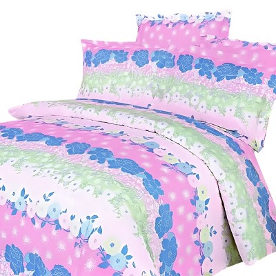 Slickblue Luxury Bed in a Bag Set, 5/7-Piece, 4 Different Size & 5 Botanical Theme Design Options, 300GSM