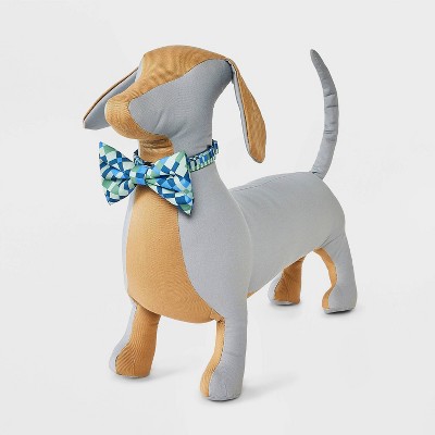 Geo Check Dog Bowtie - Boots & Barkley™ One Size Fits Most