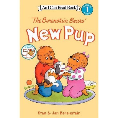 The Berenstain Bears' New Pup - (I Can Read Level 1) by  Jan Berenstain & Stan Berenstain (Mixed Media Product)