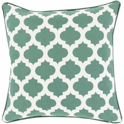 Livabliss Morrocan Printed Lattice Traditional Throw Pillow