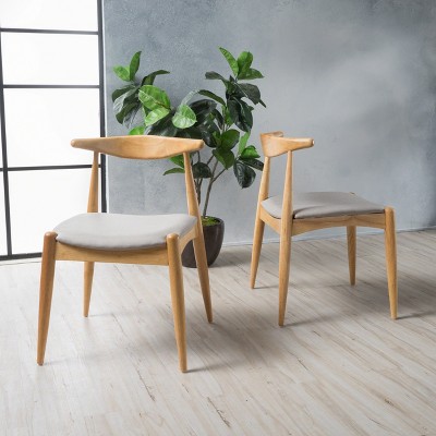 Set of 2 Francie Mid Century Dining Chairs - Christopher Knight Home