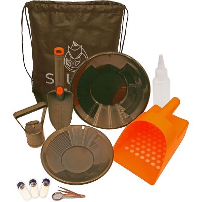 Gold Panning Equipment Set | Mini Classifier Scoop | Trowel | Black Sand Magnet