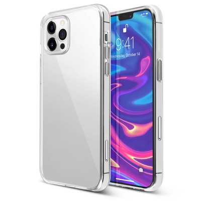 Insten Shockproof & Scratch-Resistant Protective TPU Case Compatible with Apple iPhone 13 and 12 Series, Transparent & Slim Cover, Clear