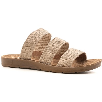 Corkys Footwear Women's Dafne Top Strap Slip On Sandal