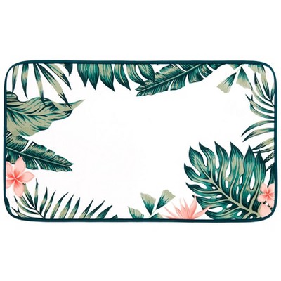 The Lakeside Collection Palm Floral Bath Collection - Valance