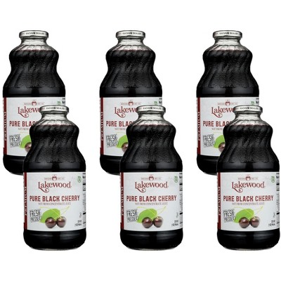 Lakewood Pure Black Cherry Juice - 6 pack, 32 fo