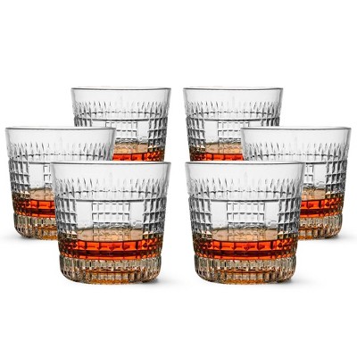 Whiskey Sour Glasses Tumblers - 12oz - Set of 6