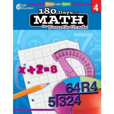 180 Days(tm) Math for Fourth Grade - (180 Days of Practice) by  Jodene Lynn Smith & Jodene Smith (Paperback)