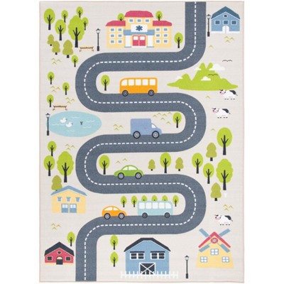 Kids Playhouse KPH227  Machine Washable Skid-Resistant Power Loomed Indoor Rugs - Safavieh Kids