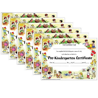 Hayes Publishing Pre-Kindergarten Certificate 30/Pack 6 Packs (H-VA199CL-6)