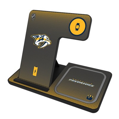 Keyscaper NHL Western Conference Teams Linen 15-Watt 3 in 1 Charging Station