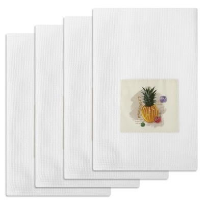 Unique Bargains Cotton Soft Absorbent Kitchen Towels 26 x 18 Inch