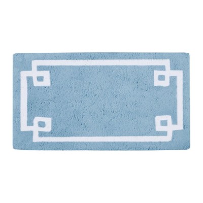 SEVOBAL Bathroom Rugs Bath Mat Rug Home Decor Carpet Shower Mat Home Decor for Bathtub Side Floor Shower Room Bathroom, Blue, 40"*24"*0.5"