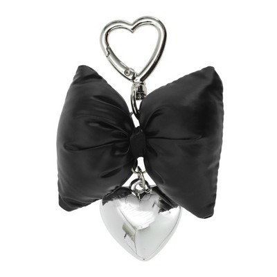 Unique Bargains Bow Heart Buckle Handbag Charms Keychains 1 Pc
