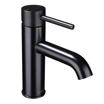 Aquaterior Bathroom Sink Faucet Single Handle Oil Rubbed Bronze CUPC NSF CEC