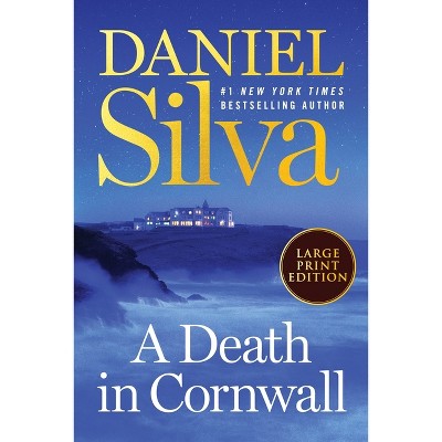 A Death in Cornwall - Large Print by  Daniel Silva (Paperback)
