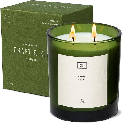 Craft & Kin Premium Aromatherapy Soy Green Candle