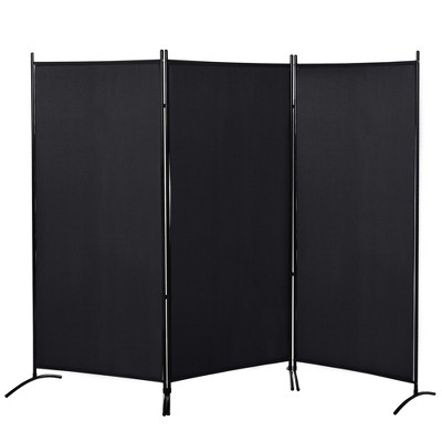 HOMCOM 3-Panel Room Divider Folding Privacy Screen Separator Partition Wall for Indoor Bedroom Office 100" x 72"