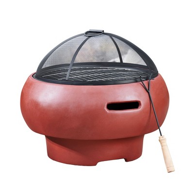 Teamson Home Outdoor 20.87"  Wood Burning Fire Pit