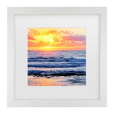 Trademark Fine Art - Beata Czyzowska Young Sunrise In My Square Matted Framed Art