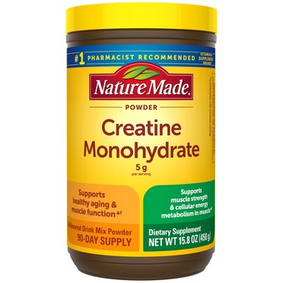Nature Made Creatine Monohydrate Drink Mix Dietary Supplement Powder - 450gms
