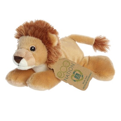 Aurora Small Eco Softies Lion Eco Nation Eco-Friendly Stuffed Animal Brown 8"