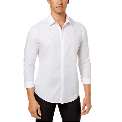 I.N.C International Concepts Mens Beaded LS Button Up Shirt
