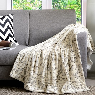 Cheer Collection Faux Fur Printed Blanket
