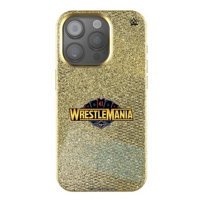Keyscaper WWE Wrestlemania Steel Gold Bling Cell Phone Case for Apple iPhone