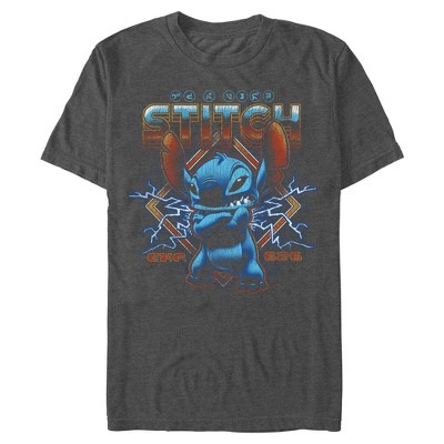 Men's Lilo & Stitch 80s Rocker Stitch T-Shirt