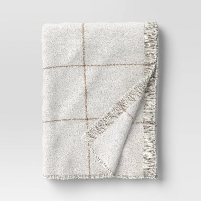 Windowpane Boucle Throw Blanket - Threshold™