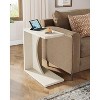 Tribesigns C-Shaped End Table, Couch Table for Small Space - 4 of 4