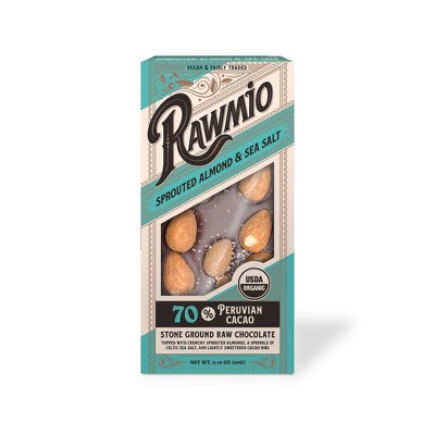 Rawmio Organic Sprouted Almond & Sea Salt Bark
