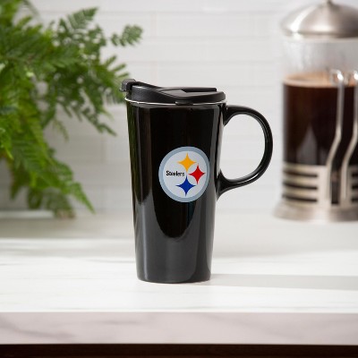 Evergreen Pittsburgh Steelers, 17oz Boxed Travel Latte