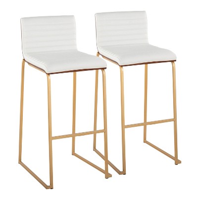 LumiSource Set of 2 30" Mason Mara Barstools