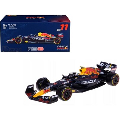 Red Bull Racing RB18 #11 Sergio Perez "F1 World Championship" (2022) with Display Case 1/43 Diecast Model Car by Bburago