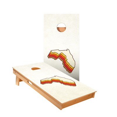 Skips Garage Retro Florida Cornhole Boards - ACA Star Series