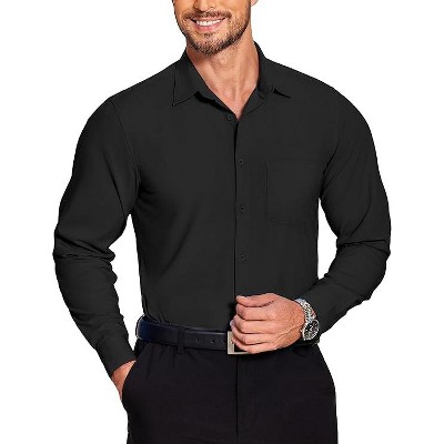 COOFANDY Men's Long Sleeve Muscle Fit Dress Wrinkle-Free Button Down Business Casual Shirts