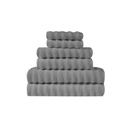 6pc Zero Twist Bath Towel Set - Truly Soft