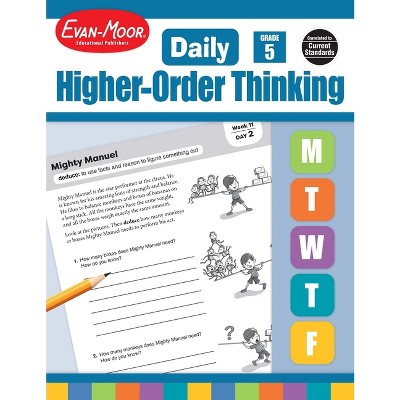 Daily Higher-Order Thinking, Grade 5 Teacher Edition - by  Evan-Moor Educational Publishers (Paperback)