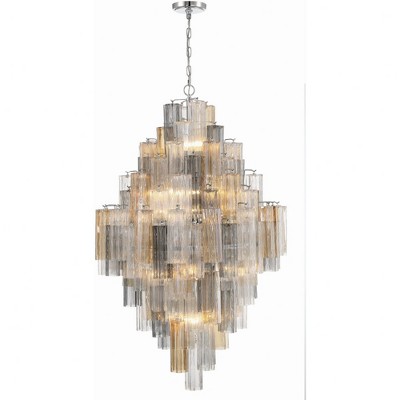 Crystorama Lighting Addis 20 - Light Chandelier in  Polished Chrome
