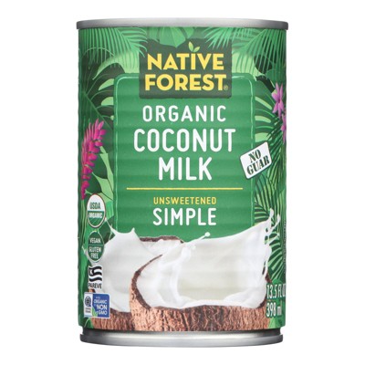 Native Forest Organic Coconut Milk Unsweetened Simple - Case of 12/13.5 fz