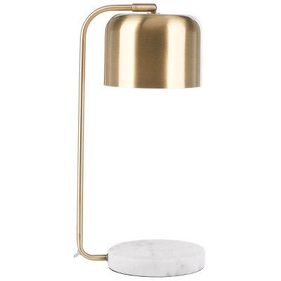 Foley Table Lamp - 19 Inch Height - TBL7021 - Brass/White - Safavieh