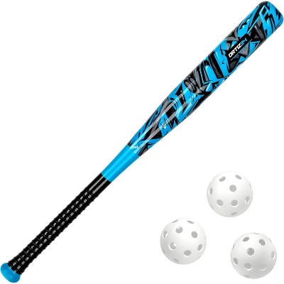 Ortiz34 Bat & Ball Set - Graffiti Plastic Bat & Ball Homerun Set- David Ortiz Backyard Baseball Set for Youth, Kids, Teenagers, Adults