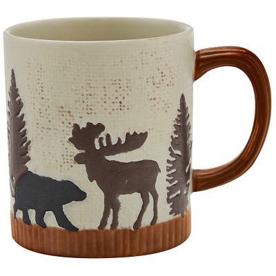 Park Designs Wilderness Trail Mug Set - Beige