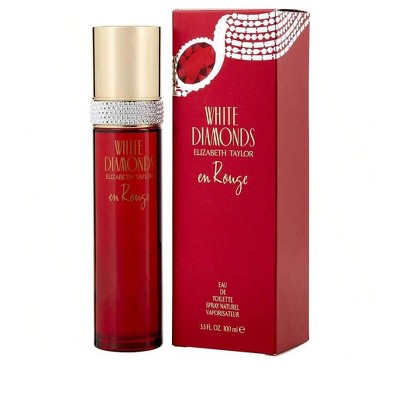 White Diamonds En Rouge By Elizabeth Taylor Pepper, Raspberry, Orange Blossom, Amber, Vetiver Women Edt Spray 3.3 Oz 2019  3.3 Oz Fragrance