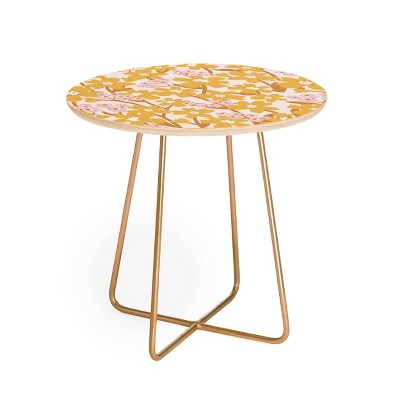ThirtyOne Illustrations Wildflowers Side Table - Deny Designs