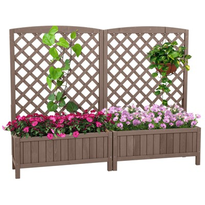 Aivituvin Raised Garden Bed | Wooden Garden Planter-GUT06