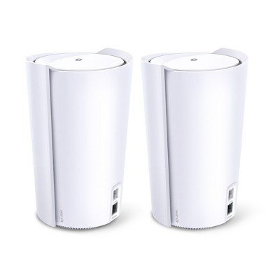 Refurbished: TP-Link Deco AX5700 Tri-Band Smart Whole Home Mesh Wi-Fi 6 System Black (2-Pack) - Manufacturer Refurbished